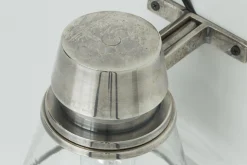 Edwardo, Wandlamp, Messing, Antiek Zilver