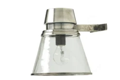 Edwardo, Wandlamp, Messing, Antiek Zilver