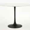 Fano, Eettafel, Rond, Wit Marmer