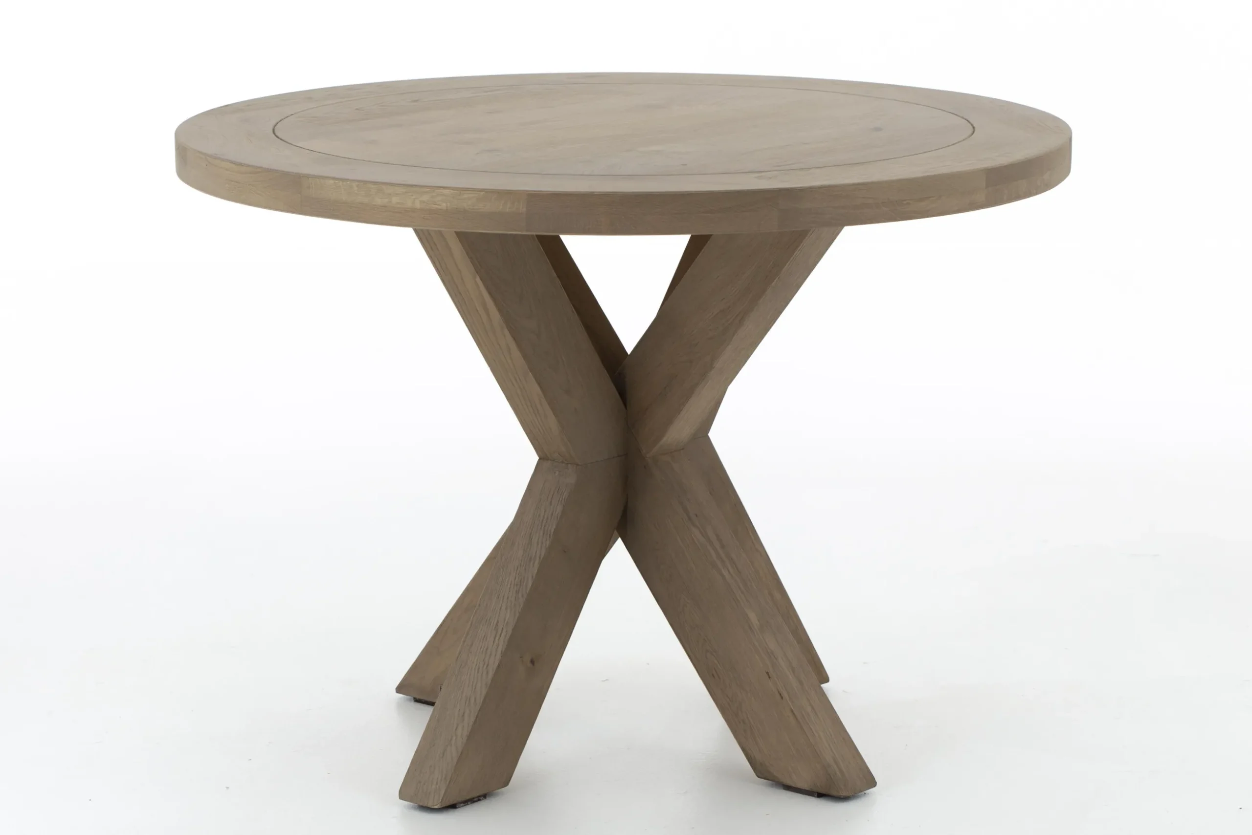 Forino, Eettafel, Verweerd Eiken, Rond, 110 Cm
