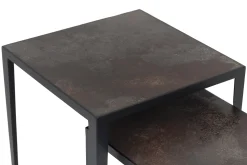 Georgion, Bijzettafel, Vierkant, Set Van 2