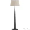 Gordes, Vloerlamp, Zwart, Aluminium