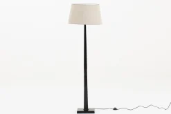 Gordes, Vloerlamp, Zwart, Aluminium