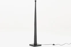 Gordes, Vloerlamp, Zwart, Aluminium