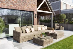 Hills, Tuinbank, Met Kussen + Poef