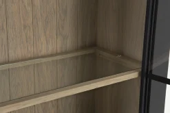 Ijzeren Jason, Kast, Zwart, Eiken, 3 Ijzeren Deuren