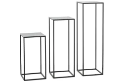 Isaac, Standaard, Metaal, Zwart, H 75 Cm