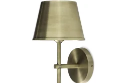 Itai, Wandlamp, Met Kap, Antiek Messing