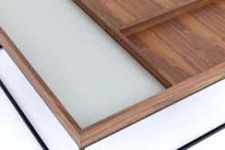 Jalon, Salontafel, Vierkant, Hout En Metaal