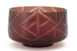 Jelger, Kom, Glas, Rook/Mauve, L