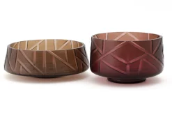 Jelger, Kom, Glas, Rook/Mauve, L