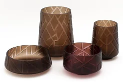 Jelger, Kom, Glas, Rook/Mauve, S