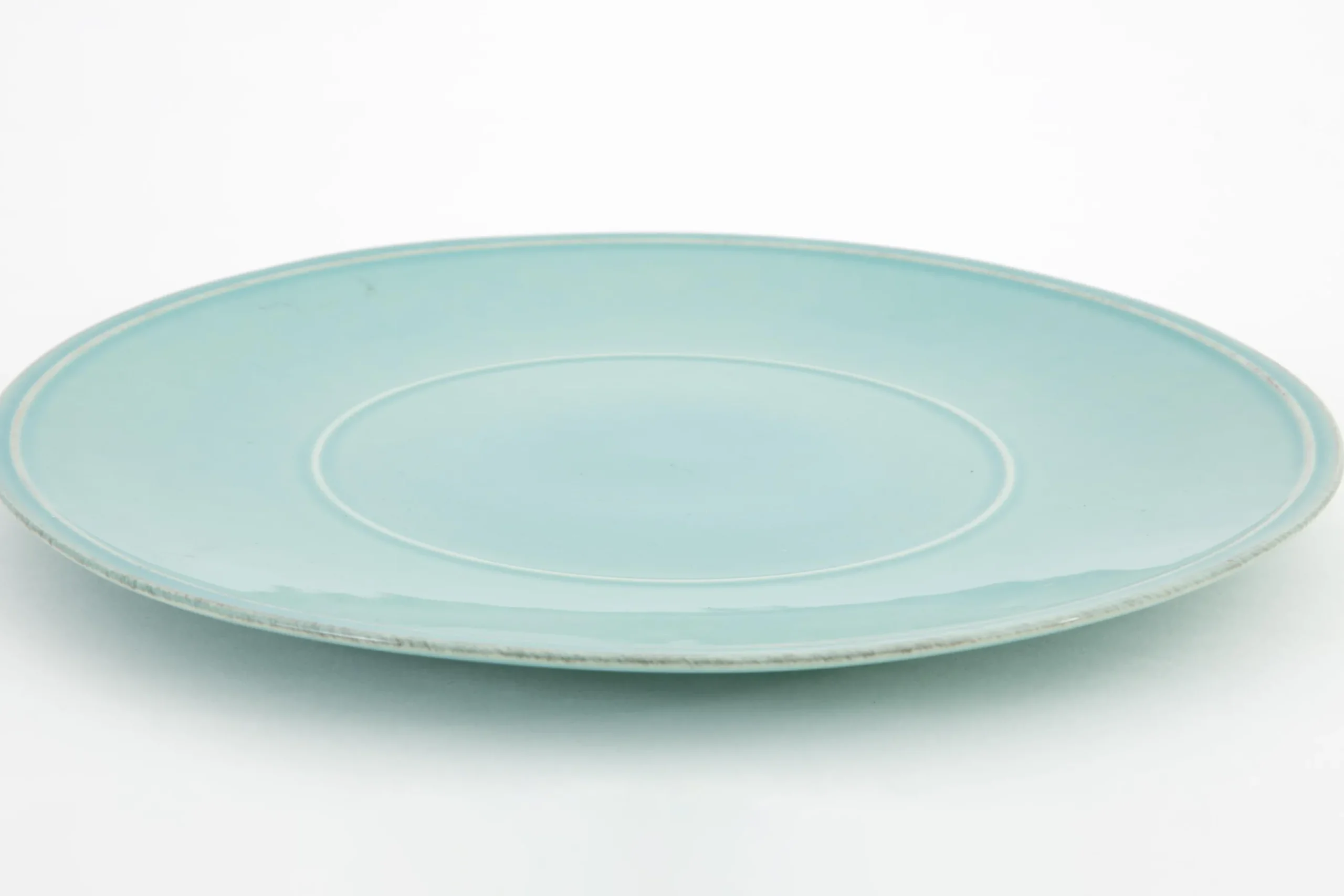 Jille, Bord, Keramiek, Blauw, 34Cm