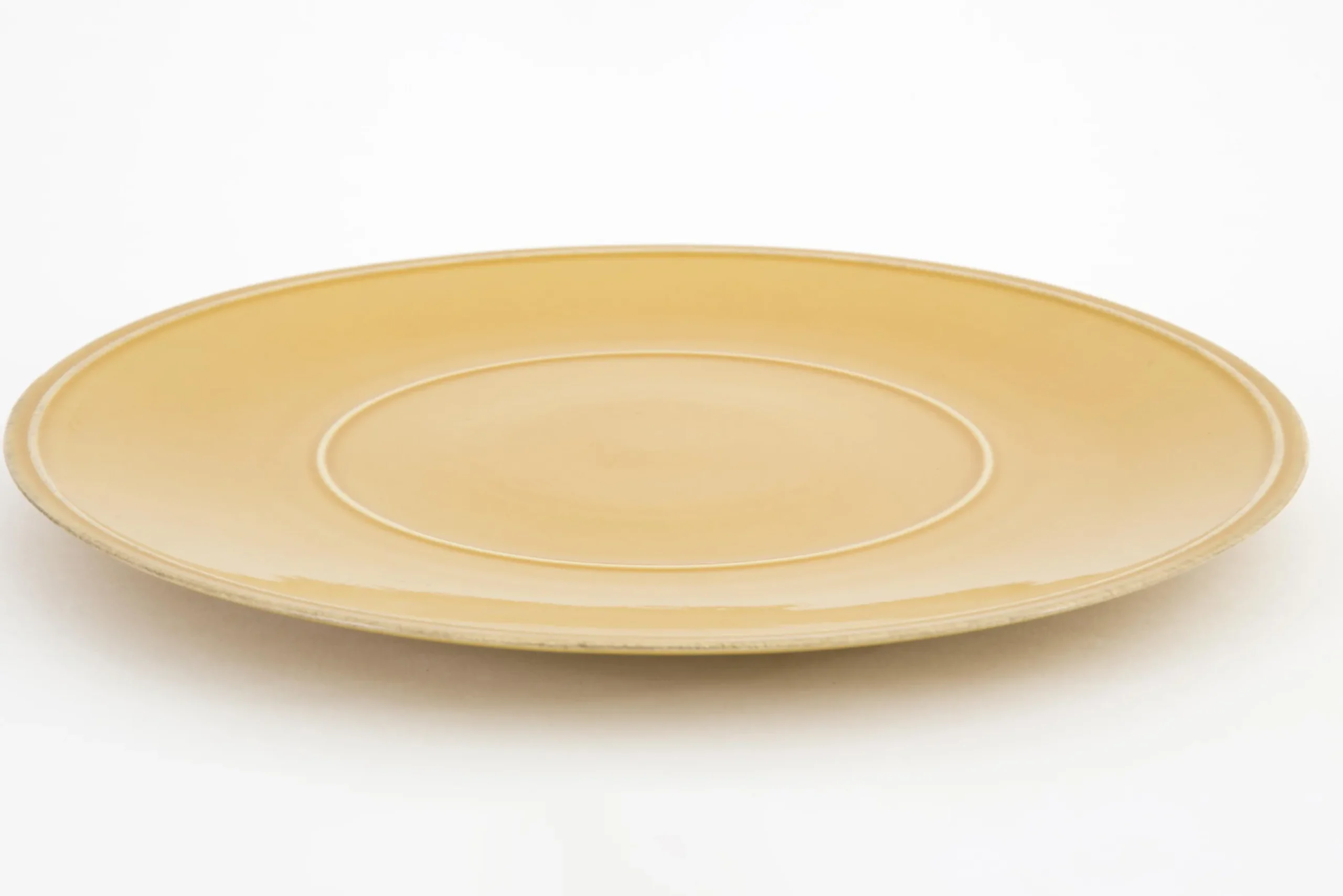 Jille, Bord, Keramiek, Oker, 34Cm