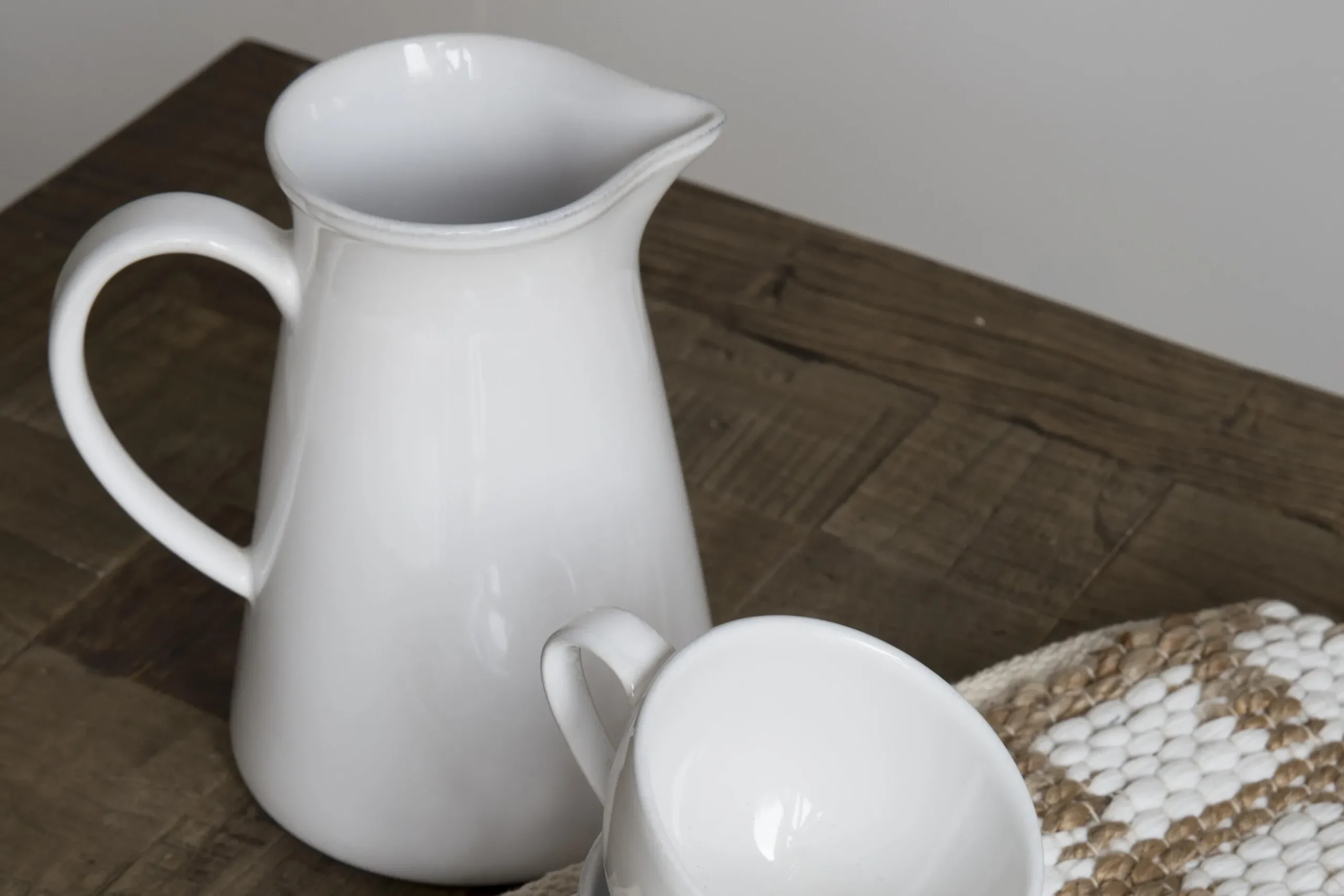 Jille, Kan, Keramiek, Wit, 1,5L