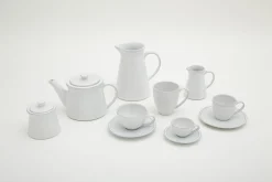 Jille, Kop En Schotel, Keramiek, Wit, L, 200 Ml