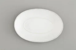 Jille, Serveerbord, Keramiek, Wit, 30Cm