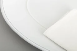 Jille, Serveerbord, Keramiek, Wit, 30Cm
