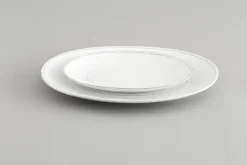 Jille, Serveerbord, Keramiek, Wit, 30Cm