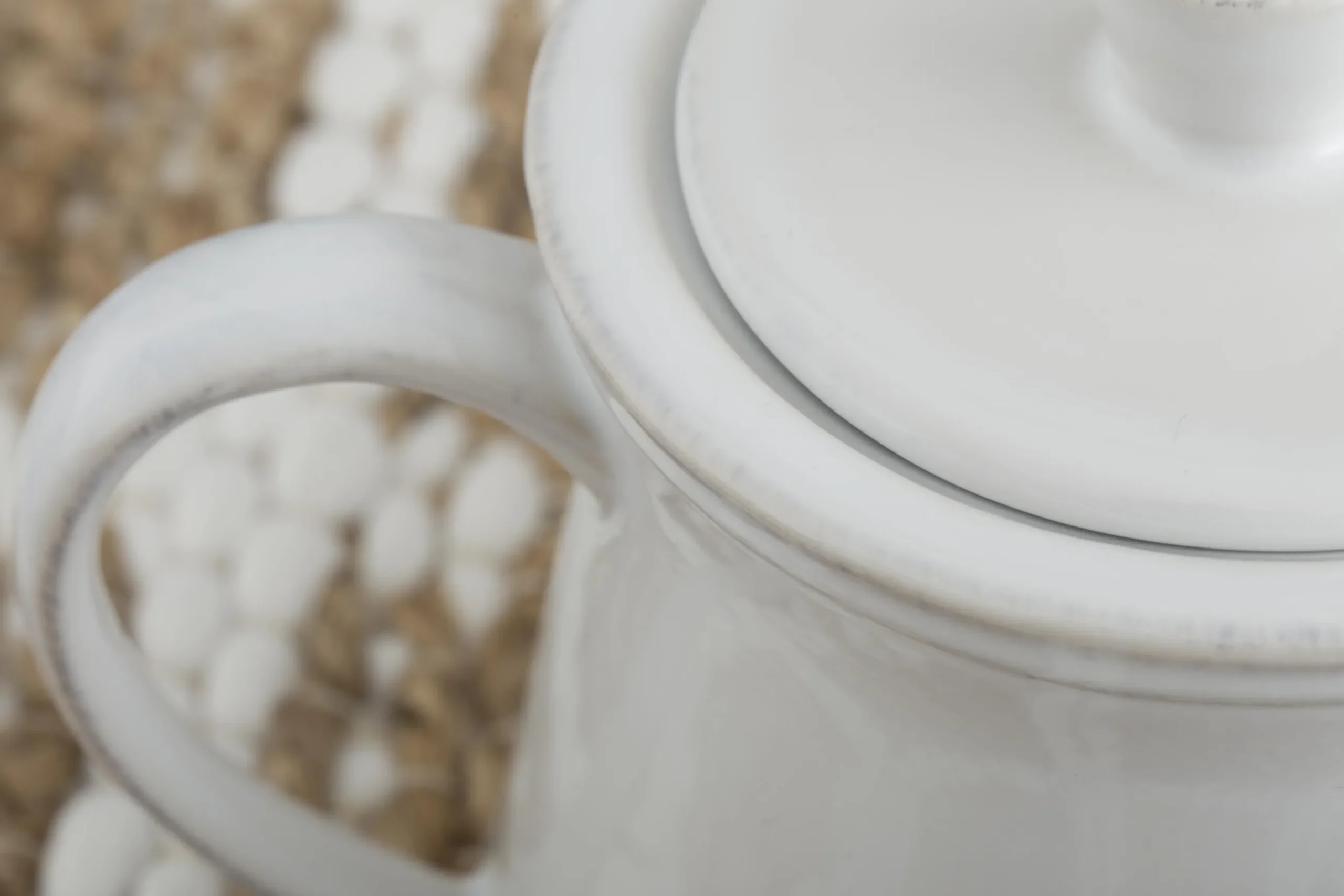 Jille, Theepot, Keramiek, Wit, 1,5L