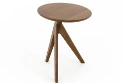 Lacey, Bijzettafel, Hout, Rond
