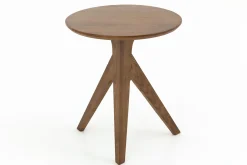 Lacey, Bijzettafel, Hout, Rond