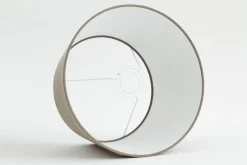 Lindro, Lampenkap, Naturel, Cilinder, 30 Cm