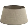 Lindro, Lampenkap, Natuurlijk En Zilver, Cilinder, 40 Cm
