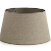 Lindro, Lampenkap, Natuurlijk En Zilver, Cilinder, 45 Cm