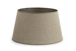 Lindro, Lampenkap, Natuurlijk En Zilver, Cilinder, 45 Cm