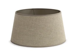Lindro, Lampenkap, Natuurlijk En Zilver, Cilinder, 35 Cm