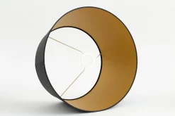 Lindro, Lampenkap, Zwart En Goud, Cilinder, 40 Cm