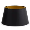 Lindro, Lampenkap, Zwart En Goud, Cilinder, 30 Cm