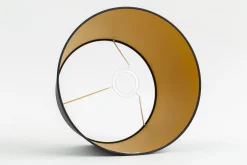 Lindro, Lampenkap, Zwart En Goud, Cilinder, 30 Cm