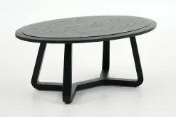 Livy, Salontafel, Ovaal, Zwart, S