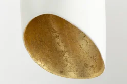 Lorey, Hanglamp, Wit/Goud