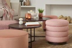 Lucas, Poef, Draaibaar, O 40, Roze