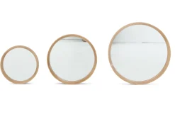 Lucente, Spiegel, Eiken, Rond, 33Cm