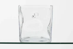Lucy, Champagnekoeler, Glas, Vierkant