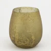 Malea, Theelichthouder, Glas, Geel, M