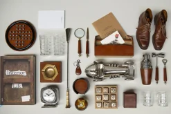 Manhattan, Asbak, Bruin Leer
