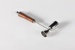 Manhattan, Cocktailjigger, Bruin Leer