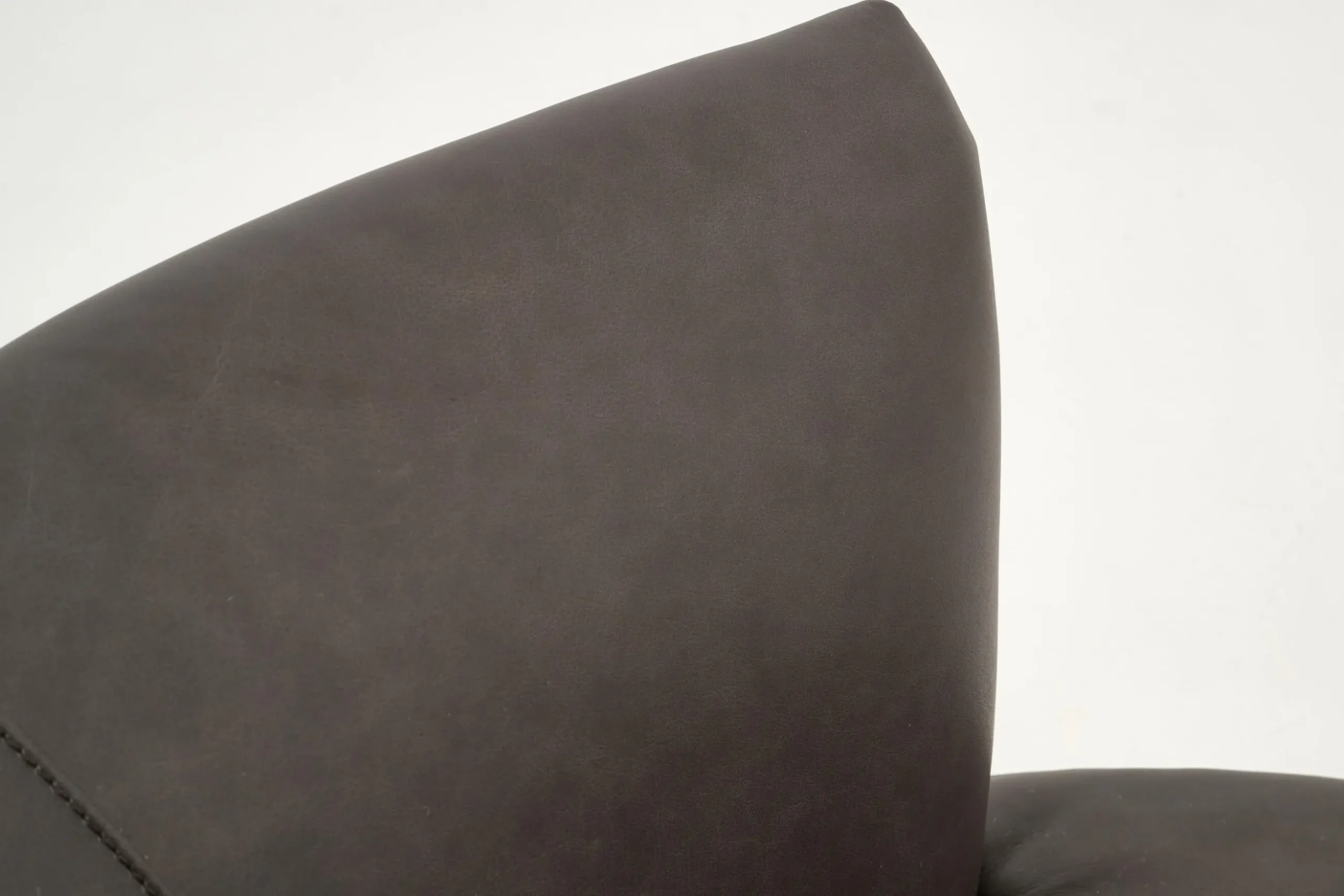 Marchetti, Fauteuil, Leer Zwart, Draaibaar