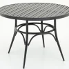 Marian, Tuintafel, O110, Zwart