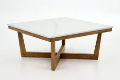 Marnix, Salontafel, Eiken En Steen, 90X90