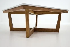 Marnix, Salontafel, Eiken En Steen, 90X90