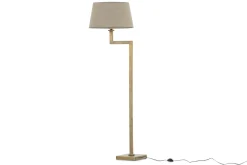 Martha, Staande Lamp, Messing Afwerking