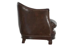 Melbury, Club Fauteuil, Donkerbruin, Leer