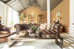 Melbury, Club Fauteuil, Donkerbruin, Leer