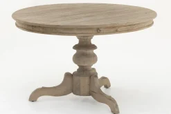 Milan, Eettafel, Rond, Gerecycled Hout, 120 Cm, Model 2